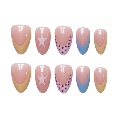 Dekoratives thematisches Press-On-Nagelset