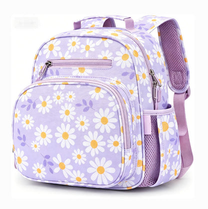 Blumengemusterter Schulrucksack Brehn