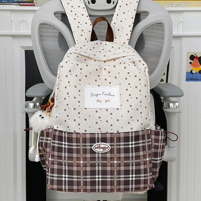 Stylischer Blumenmuster-Rucksack