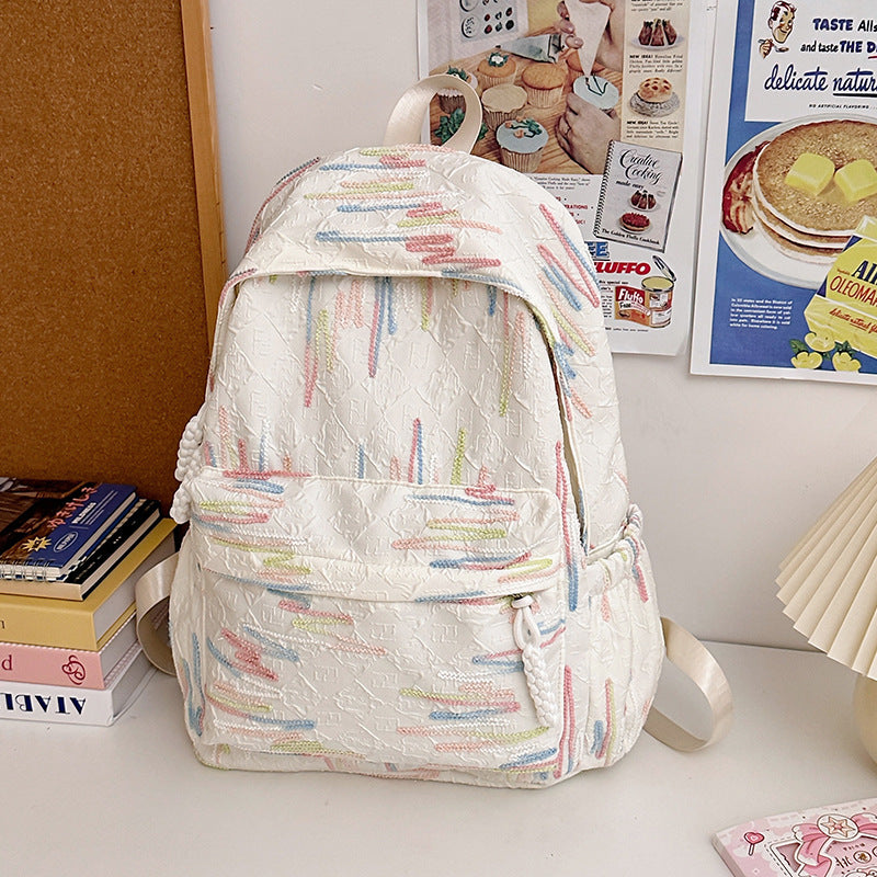 Abstrakt gemusterter Rucksack Brehn