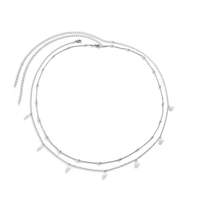 Zarte Schichtenkette Halskette Brehn