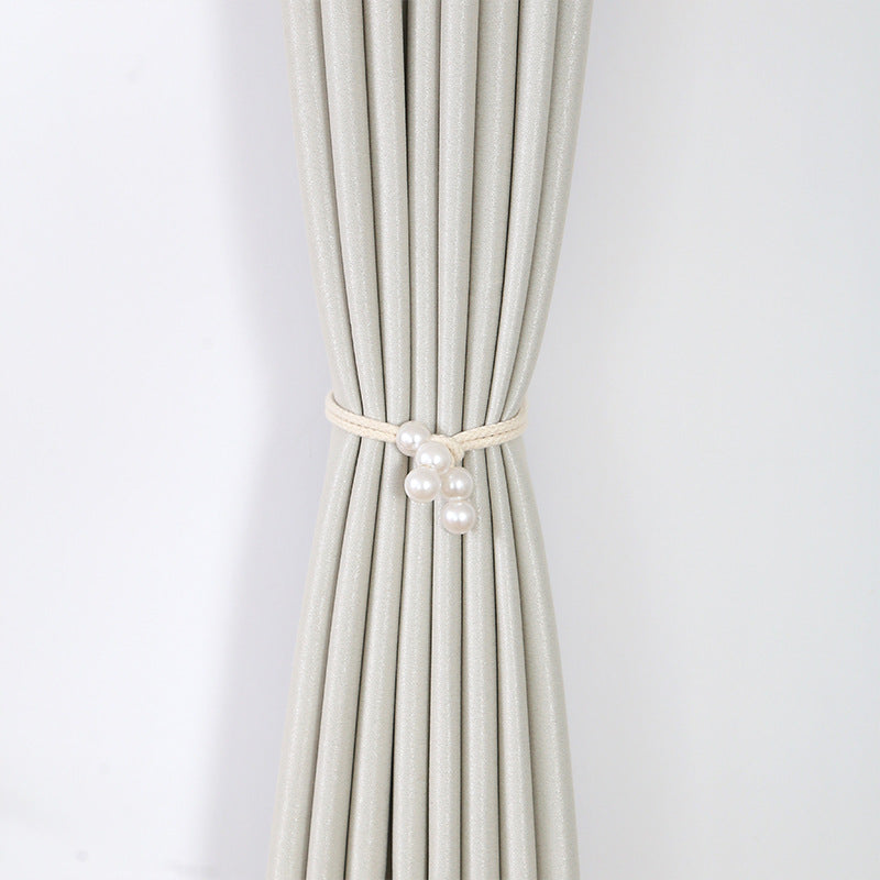 Eleganter Vorhangbinder mit Perlenbesatz Brehn