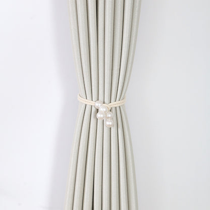Eleganter Vorhangbinder mit Perlenbesatz Brehn