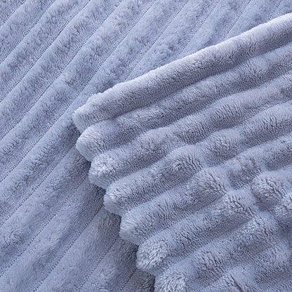 Damen Flauschige Kuscheldecke mit texturiertem Design Brehn