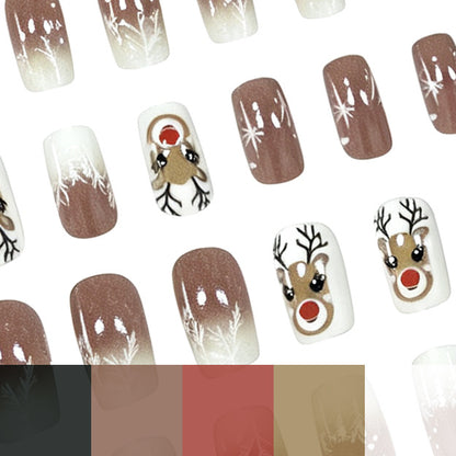 Festliches Rentier-Nageldesign Brehn