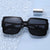 Damen quadratische Designer-Sonnenbrille mit eleganten Verzierungen Brehn