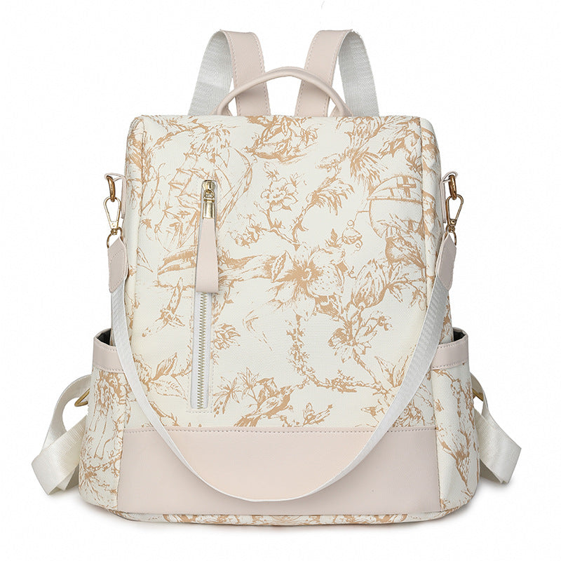 Stilvoller Blumenmuster-Rucksack