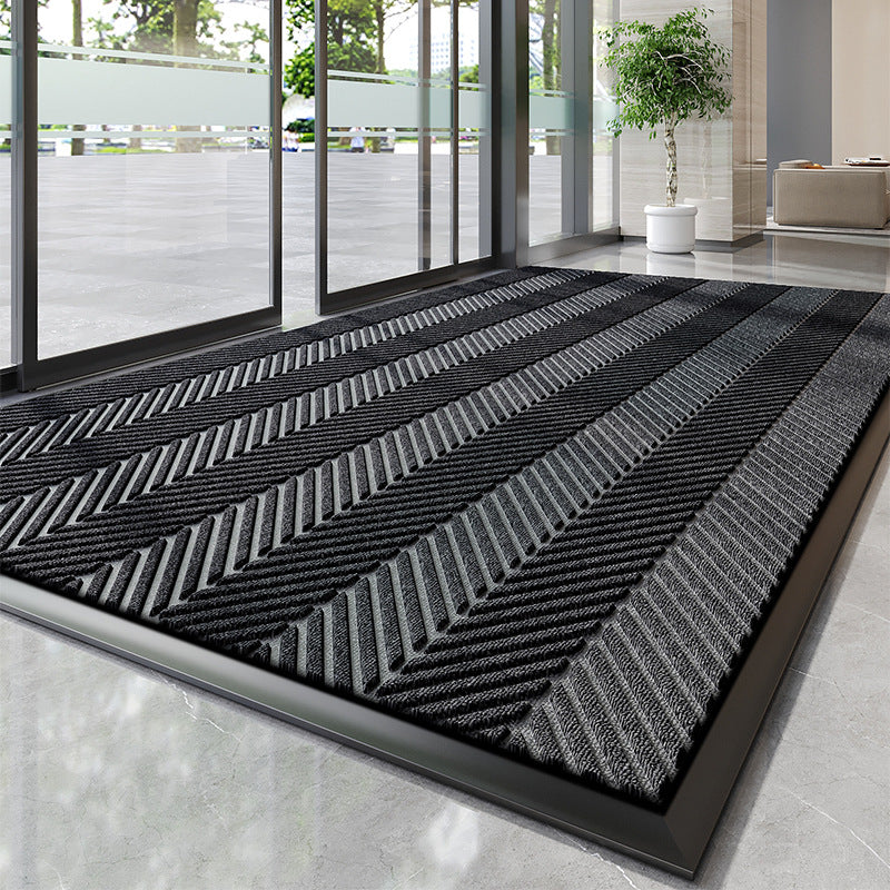 Dekorative Chevron-Muster Eingangsmatte Brehn