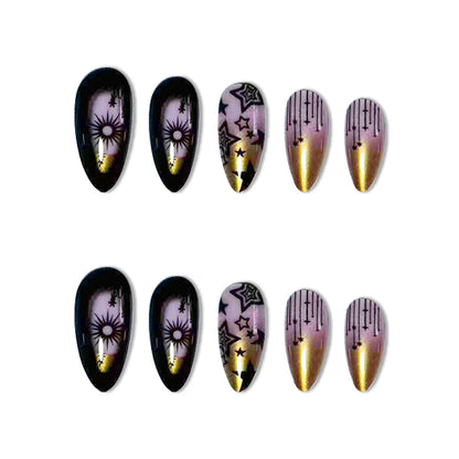 Dekorative Stiletto Nail Art Extensions Brehn