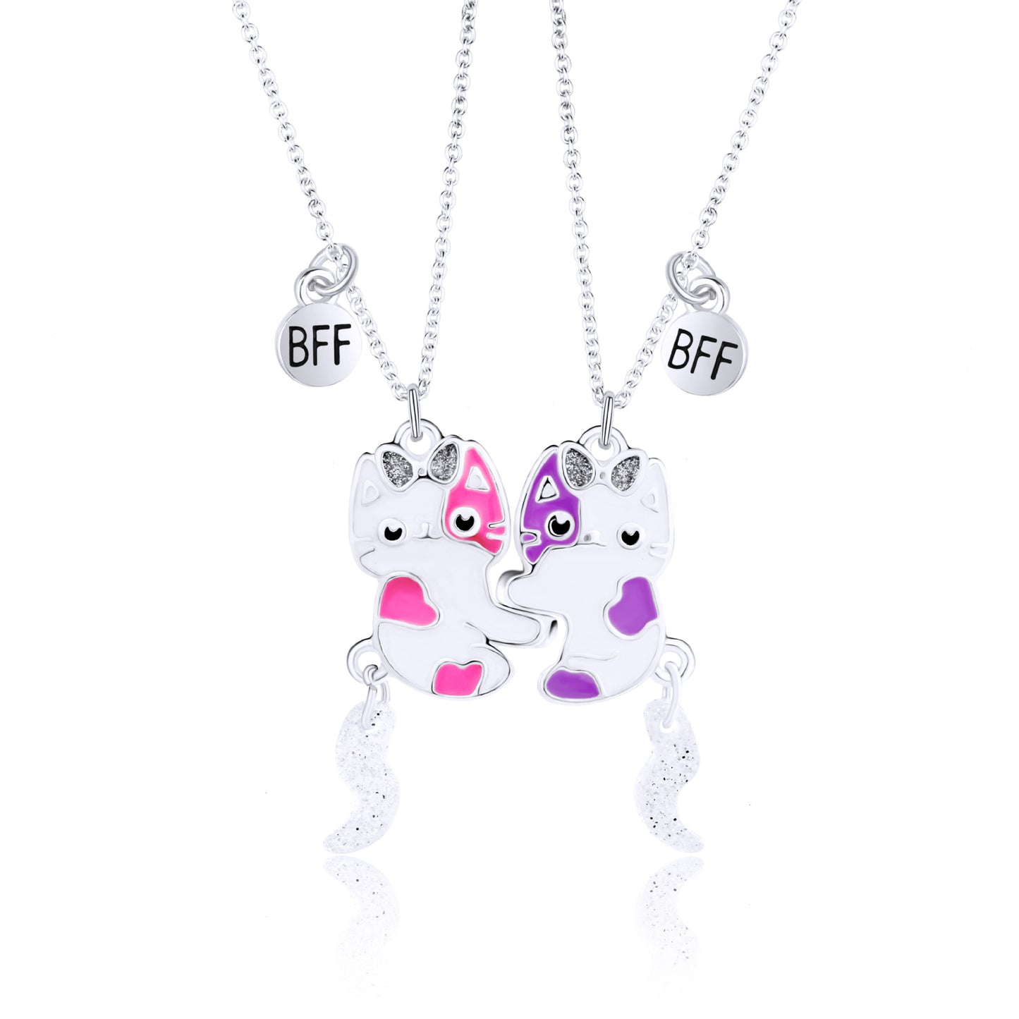 Freundschaft Katze Charm Halskette Brehn