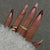 Elegante Sculpted Stiletto Press-On Nägel Brehn