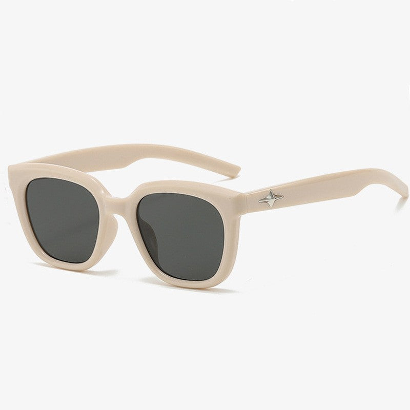 Damen modische quadratische Sonnenbrille mit UV-Schutzfilter und robustem Rahmen Brehn