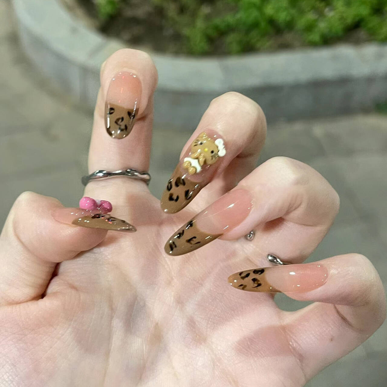 Dekorative Tier-Themen Press-On Nagelverlängerungen Brehn
