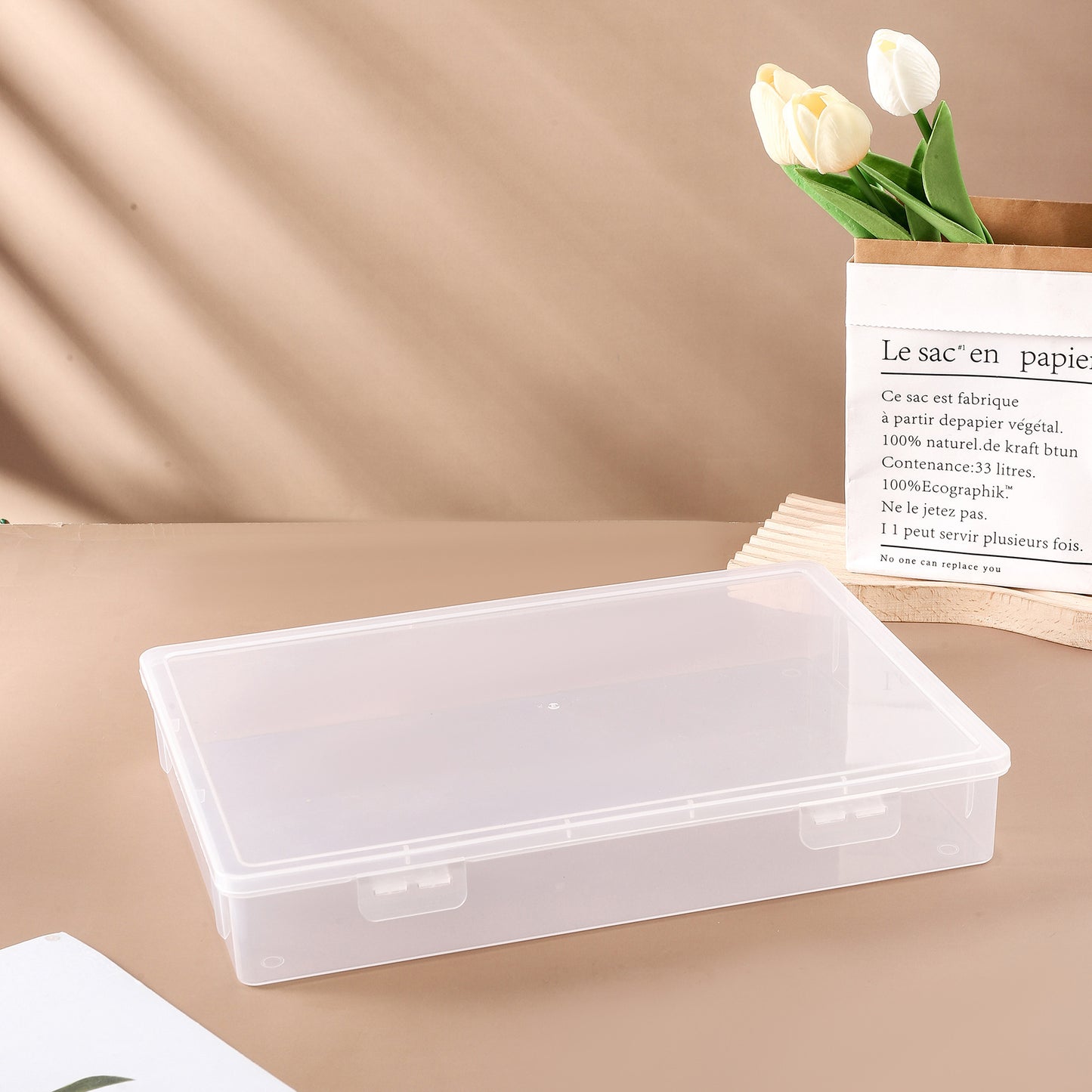 Vielseitige transparente Aufbewahrungsbox Brehn