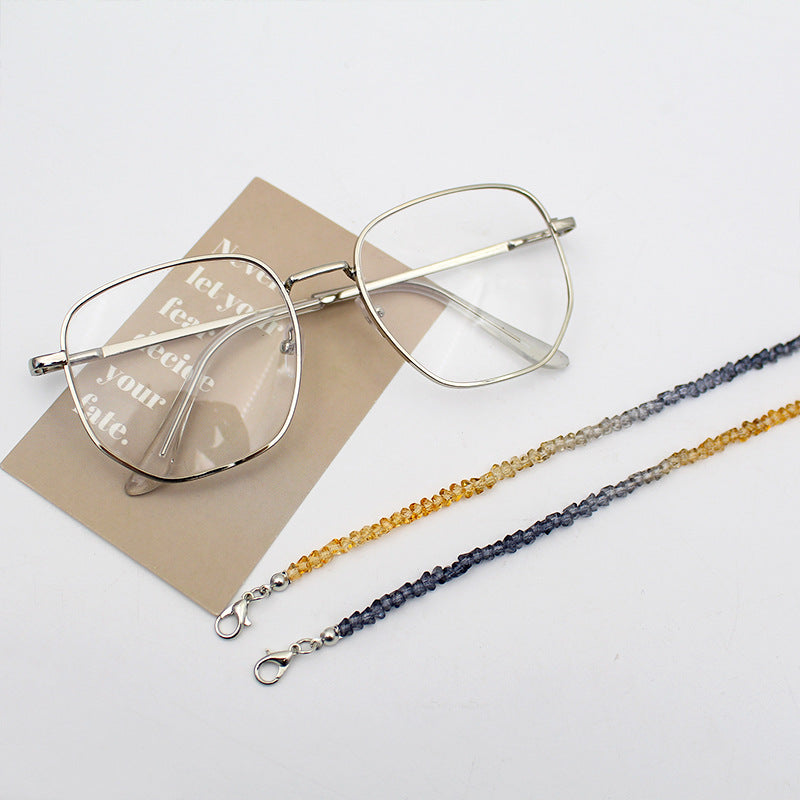 Elegante Kristallperlen Brille Kette Brehn