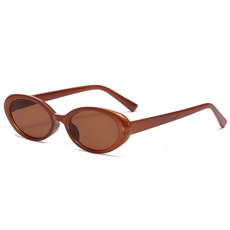 Damen elegante Cat-Eye Sonnenbrille mit einzigartigem Animal-Print Brehn