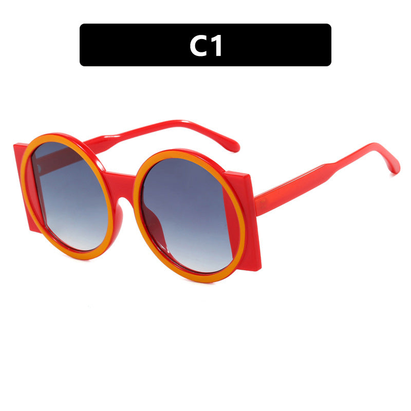 Damen oversized Sonnenbrille mit eckigem Rahmen und UV-Schutz Brehn