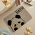 Hübscher Panda-Themen-Badezimmerteppich