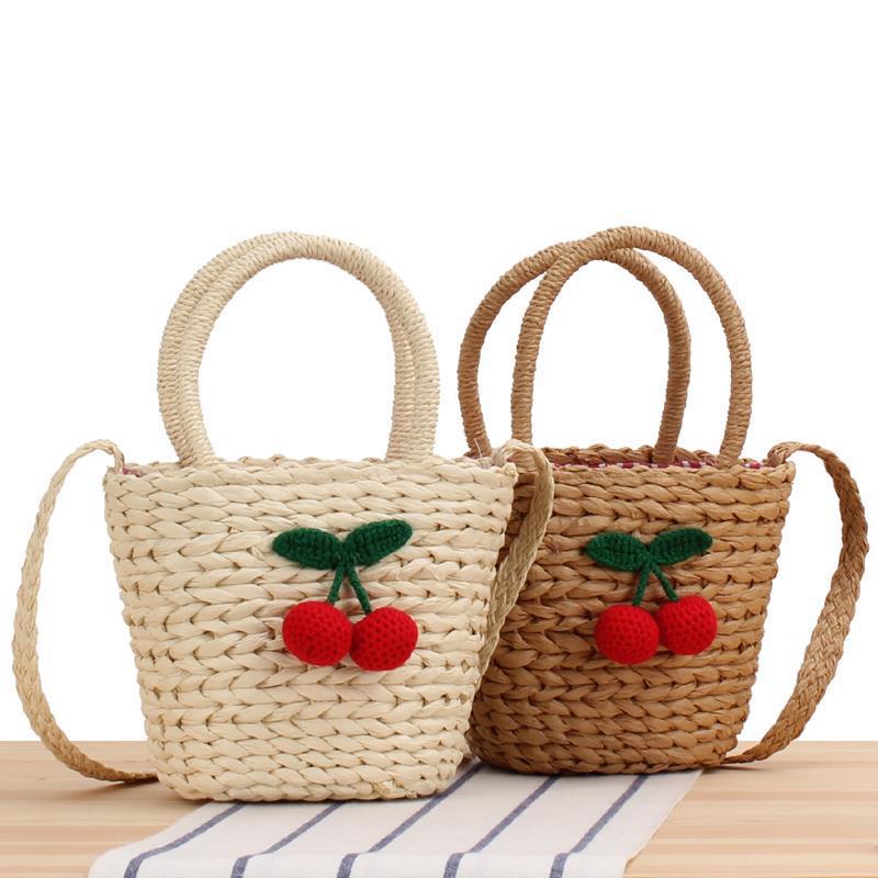 Handtasche mit Fruchtigem Häkelmotiv Brehn