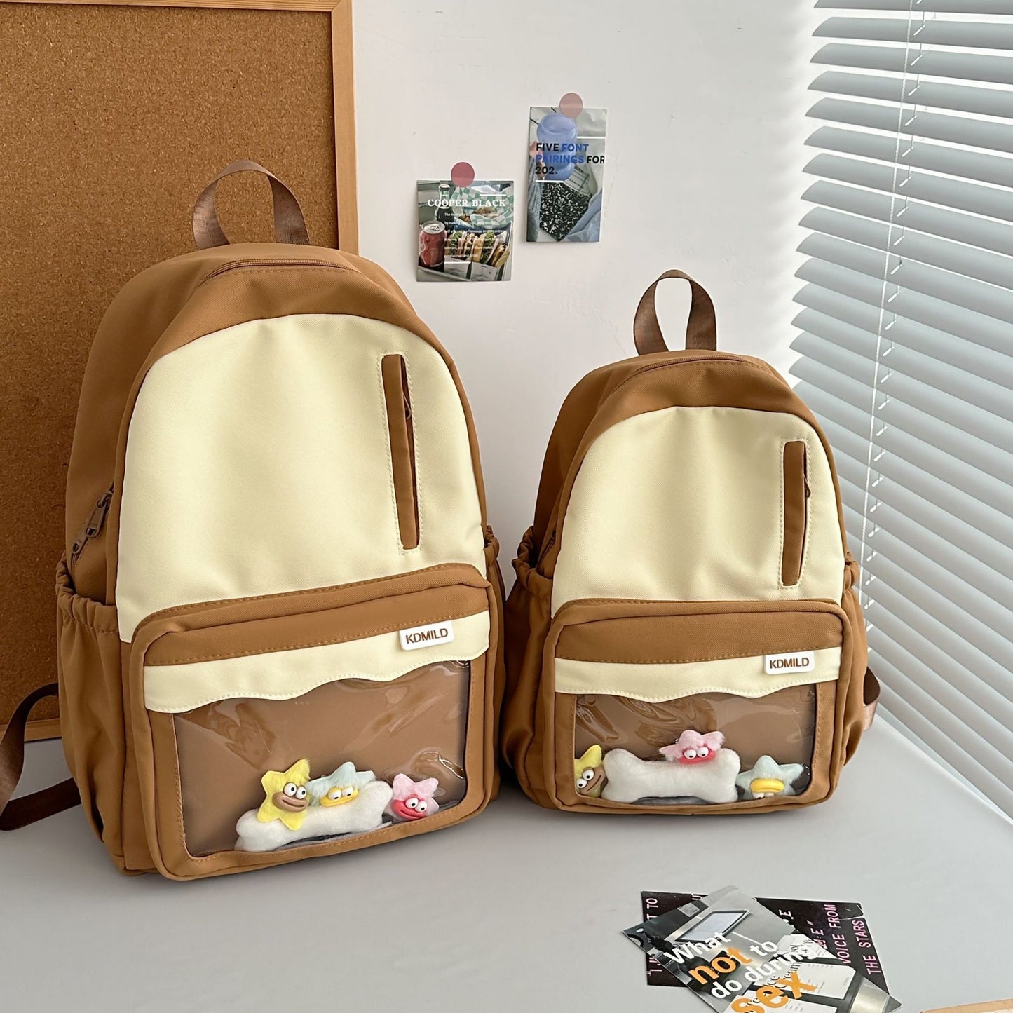 Stylische klare Taschen-Rucksack