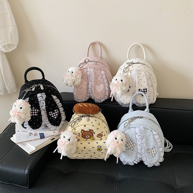 Niedlicher Rucksack mit Detailreicher Hasenohren-Applikation Brehn