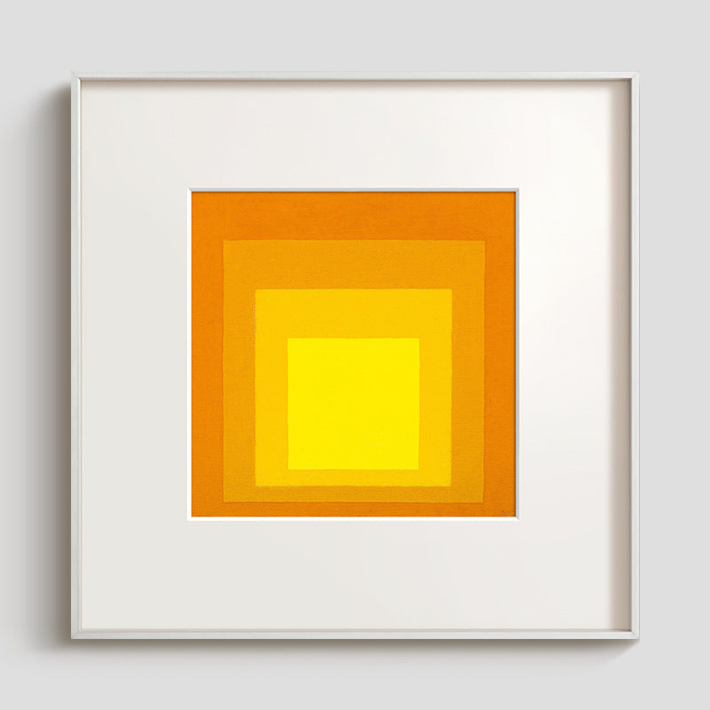 Geometrische abstrakte gerahmte Wanddekoration