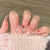 Glamouröse mit Sternen akzentuierte French Tip Press-On Nägel Brehn