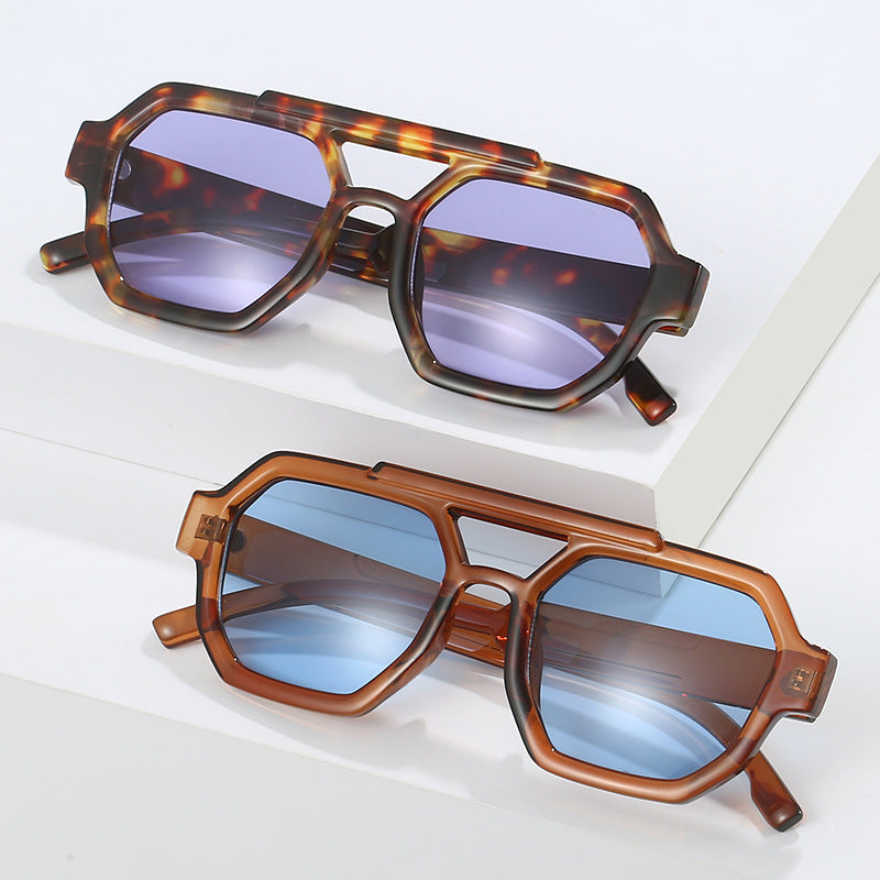 Geometrische Oversized Sonnenbrille Brehn