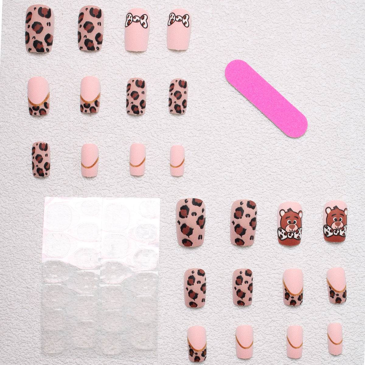 Kreative Cartoon Nagelkunst Press-Ons Brehn