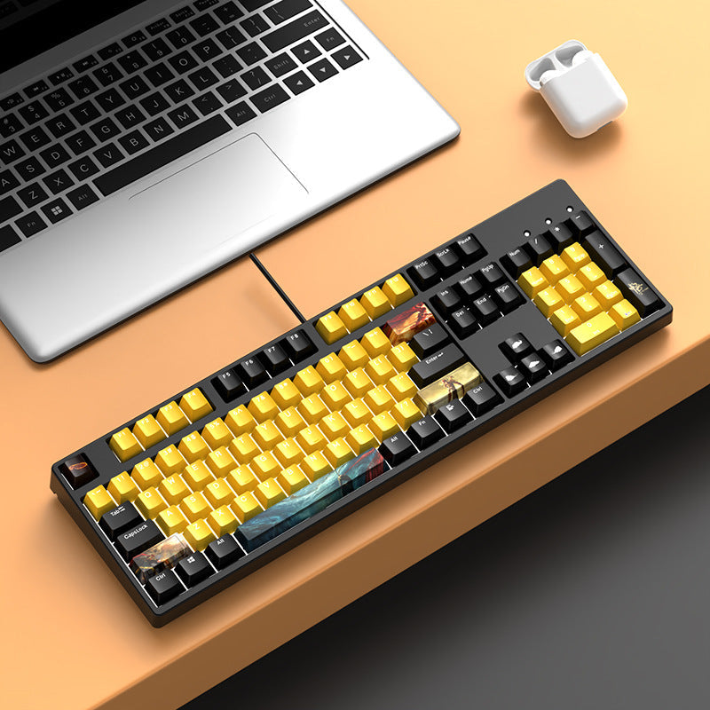 Verdrahtete ergonomische mechanische Tastatur Brehn