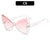Oversized Schmetterlingsrahmen Sonnenbrille