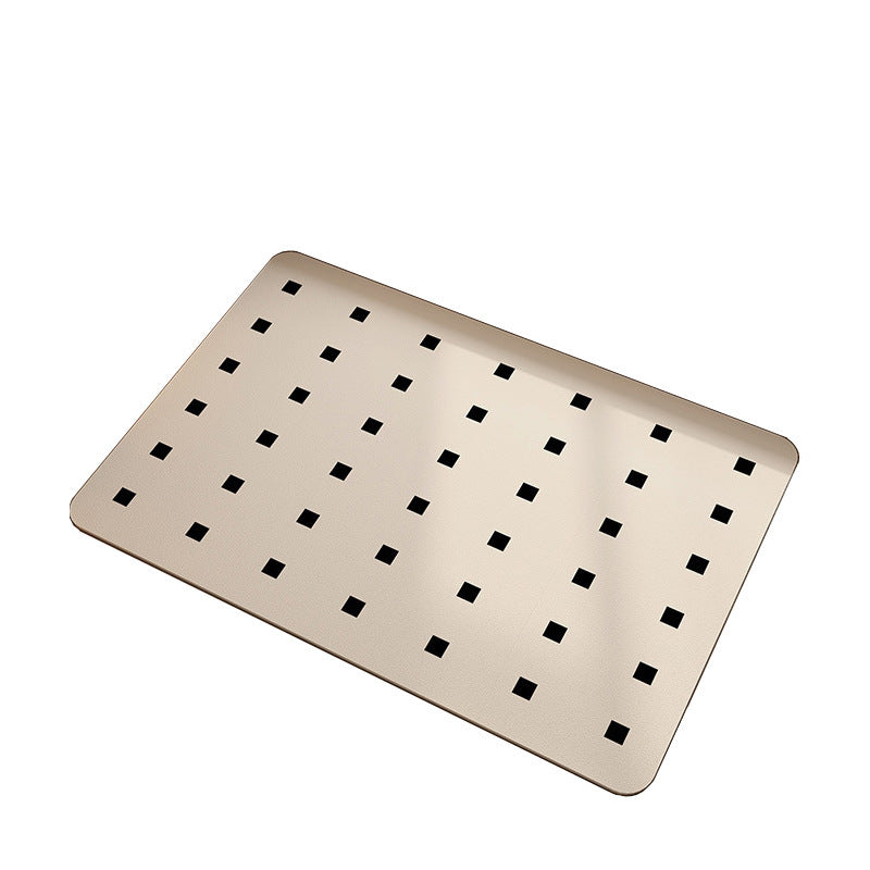 Geometrisch gemusterte Badematte Brehn