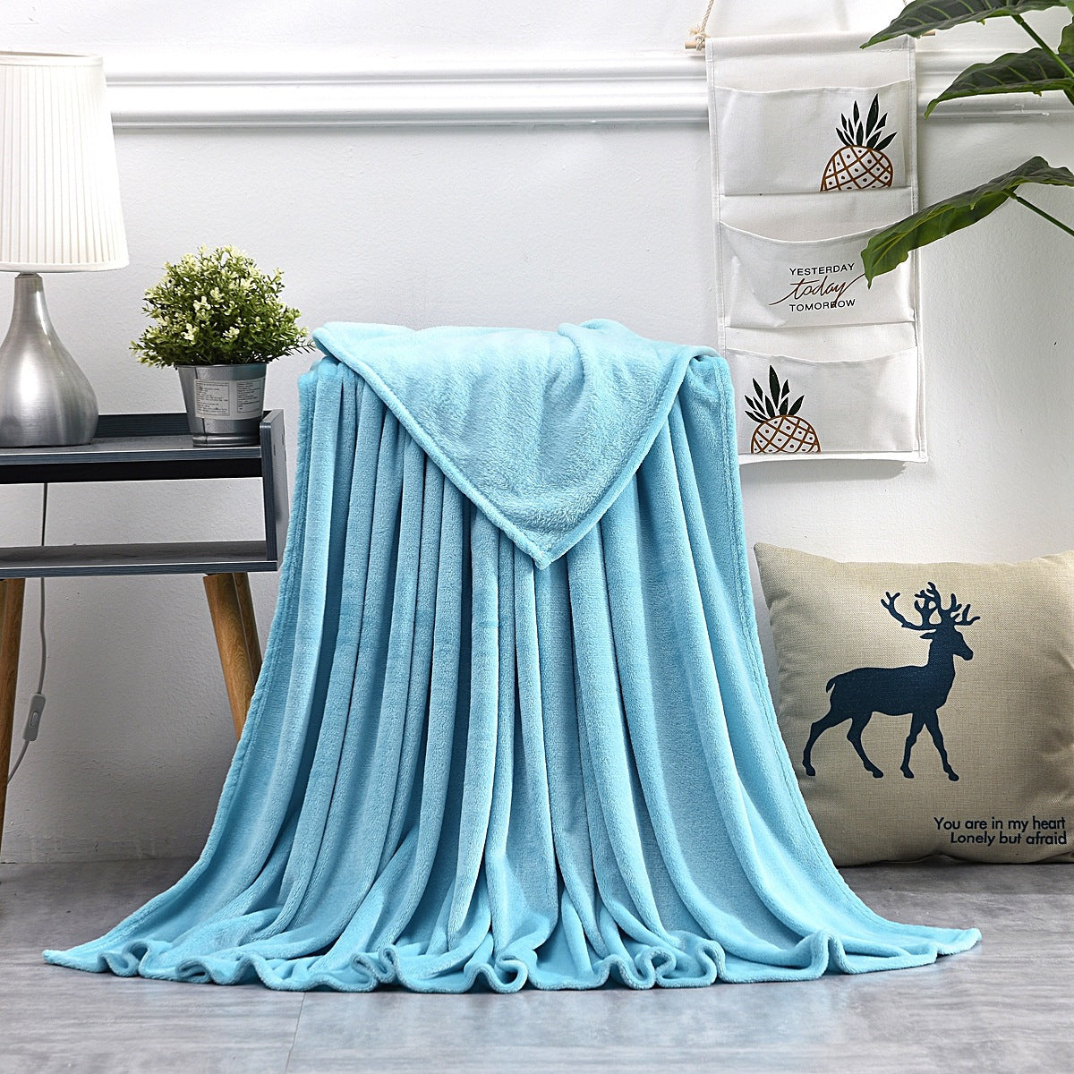Plüsch übergroße Kapuzenfleece-Decke