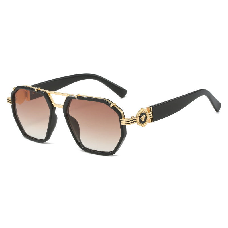 Elegante Übergroße Geometrische Sonnenbrille Brehn