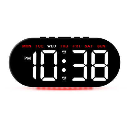 Digitaler Wecker mit Großem Led-Display und Multifunktionaler Anzeige Brehn
