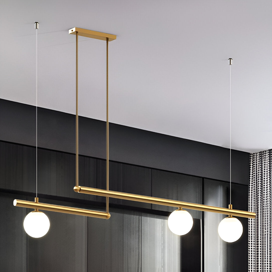 Brehn | Nordic Glass Linear Luxus Pendelleuchte