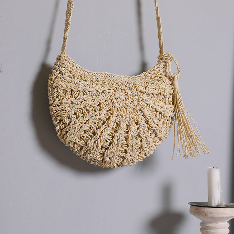 Boho-Inspirierte Handtasche Aus Naturmaterial Brehn