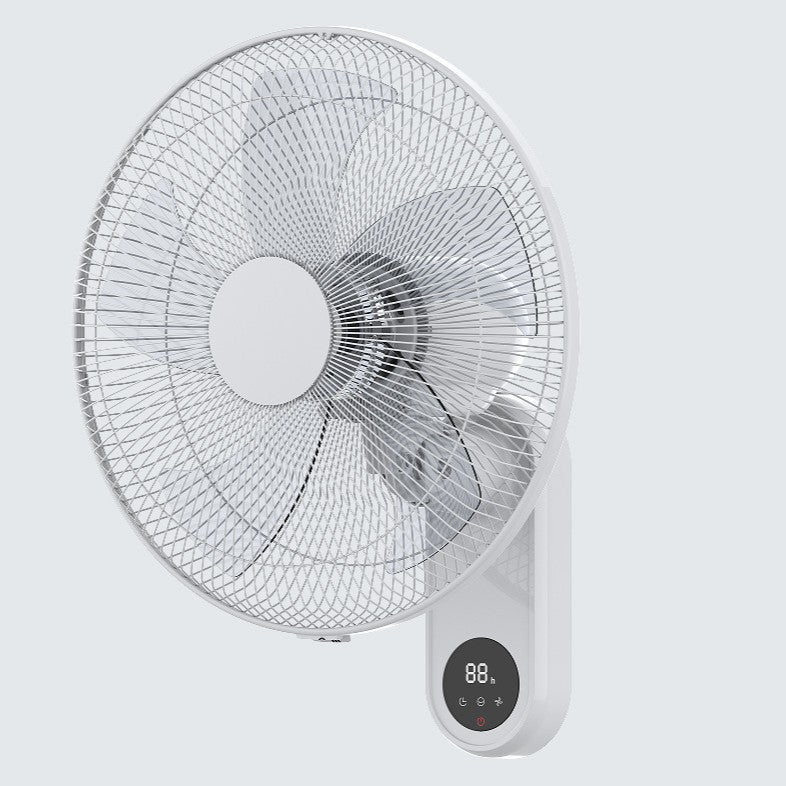 Unisex Nan oscillierender wandmontierter elektrischer Ventilator mit Drehregler und doppelten Zugschaltern Brehn