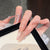 Elegante 3D dekorative Aufklebe-Nagelverlängerungen Brehn