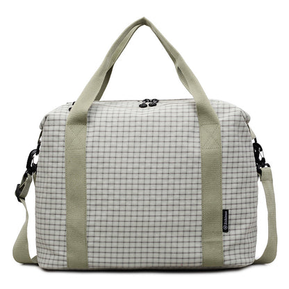 Gestreifter Reise-Duﬄe