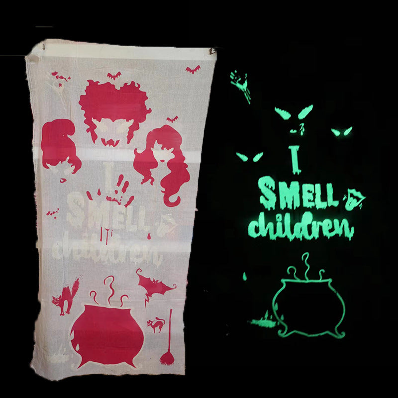 Dekoratives Halloween Leuchtendes Stoffbanner Brehn