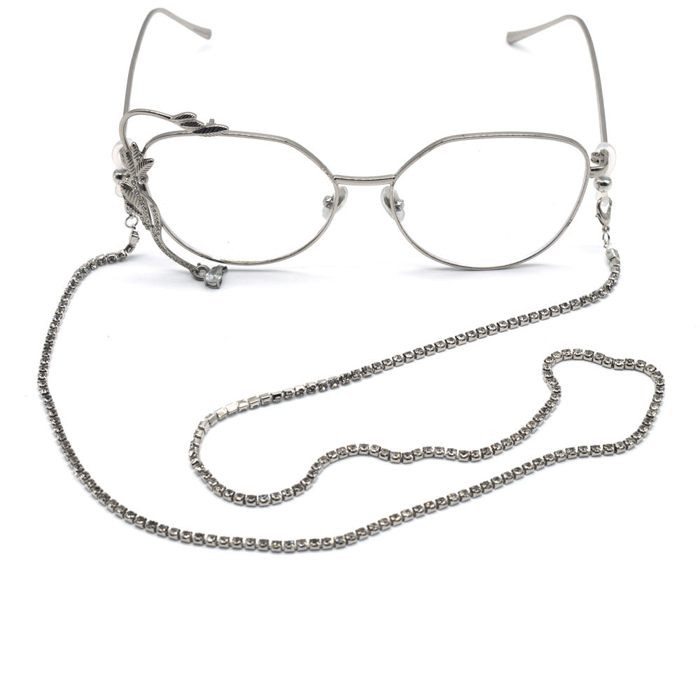 Elegante mit Strass verzierten Brillenketten Brehn