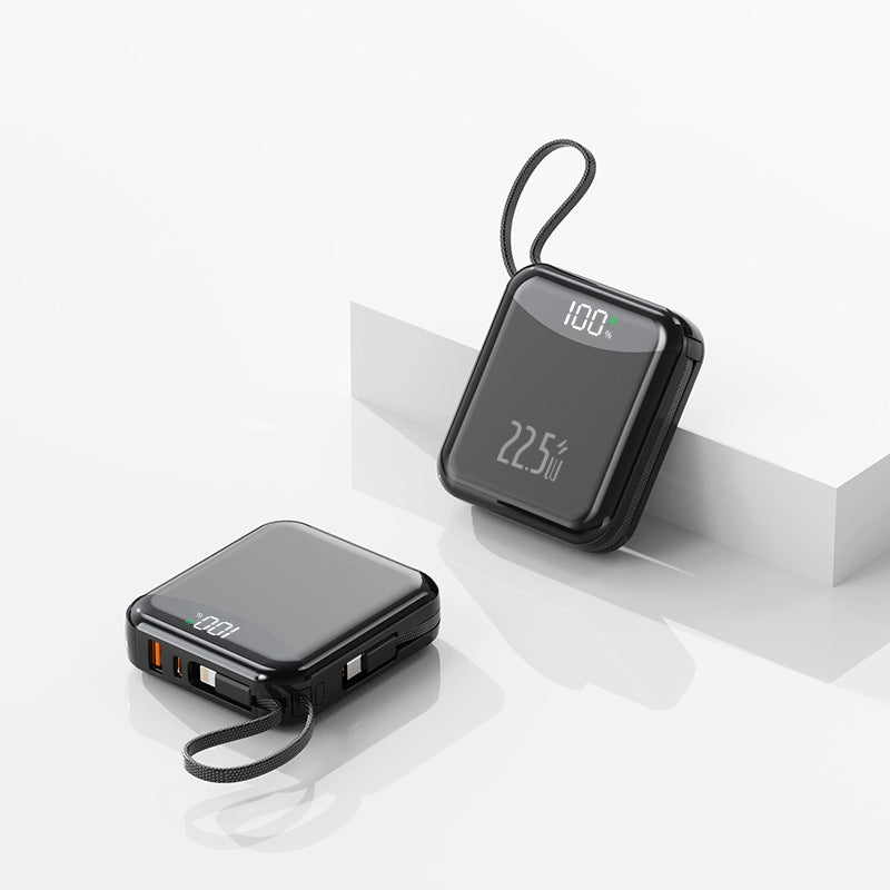 Kompakte Schnelllade-Powerbank mit LED-Anzeige Brehn