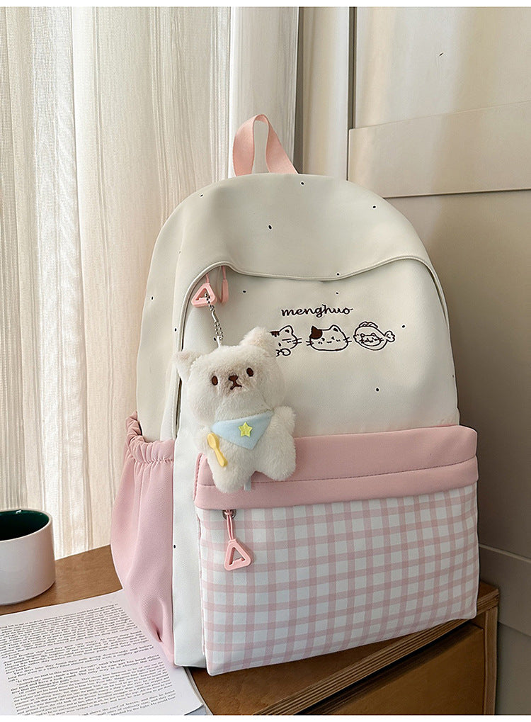 Niedlicher Charakterdruck Schulrucksack