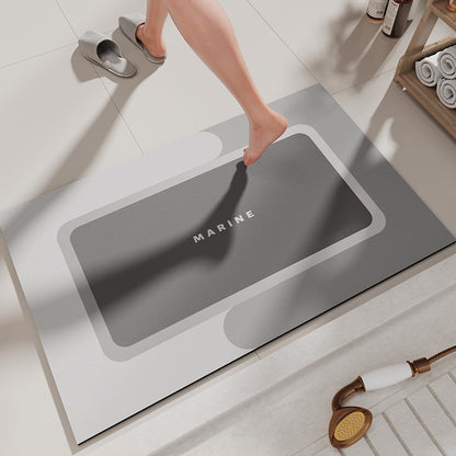 Stylische rutschfeste Badematte