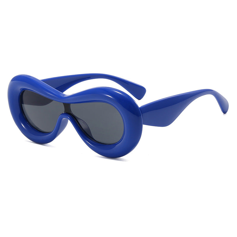 Damen futuristische Design-Sonnenbrille Brehn