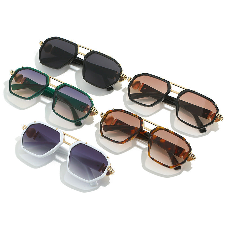 Elegante Übergroße Geometrische Sonnenbrille Brehn