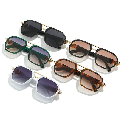 Elegante Übergroße Geometrische Sonnenbrille Brehn