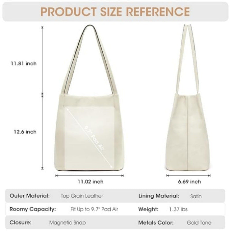 Stilvolle Leder-Hobo-Handtasche Brehn