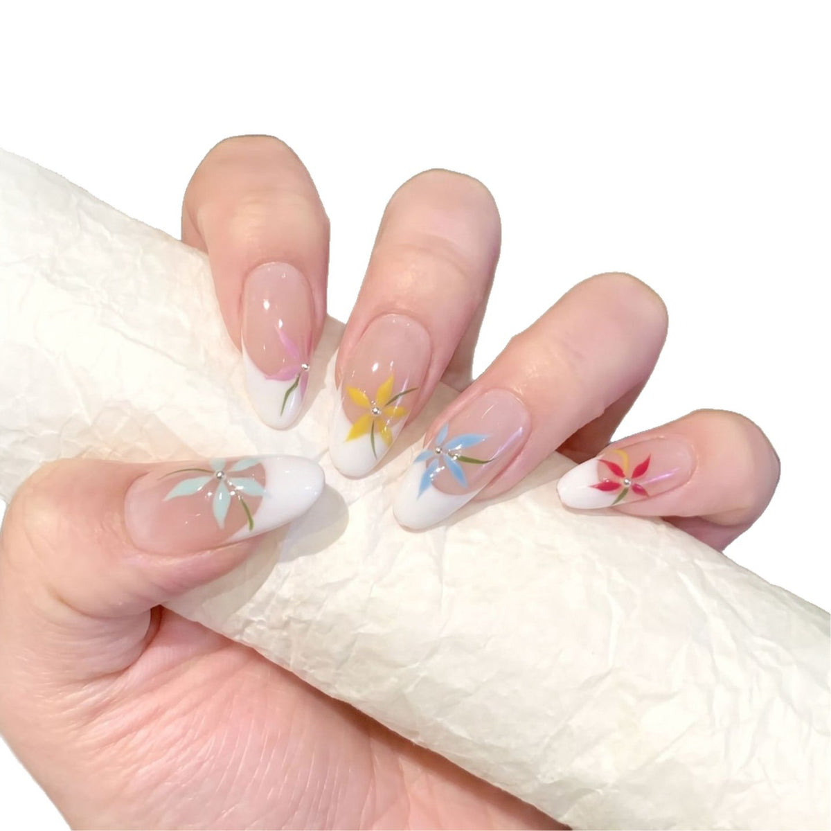 Floral Art Press-On Nail Set Brehn